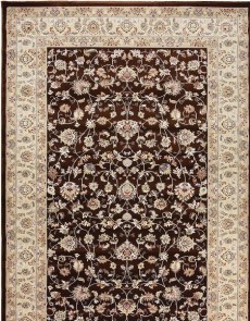 Високощільний килим Royal Esfahan 3046A Brown-Cream - высокое качество по лучшей цене в Украине.